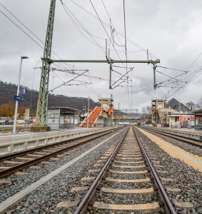 11Bild von Baustelle am Bahnhof